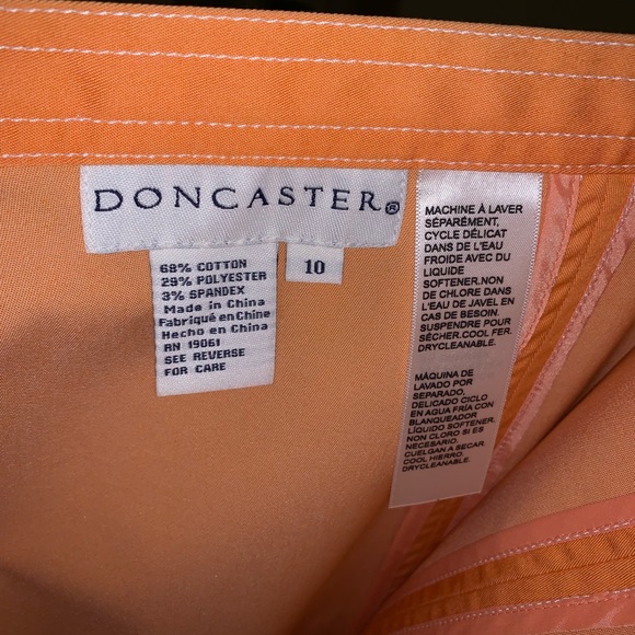 NWT Doncaster Orange/Peach skirt size 10 - Picture 4 of 4